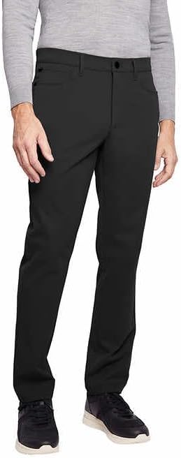English Laundry Mens 5 Pocket Slim Straight Stretch Midway Pant Black, 30x32