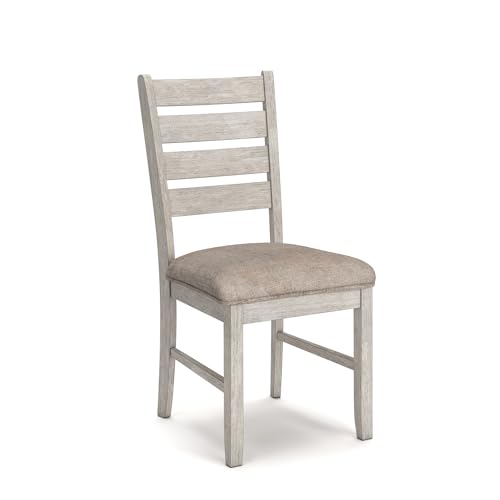 Signature Design by Ashley Skempton Cottage Dining Room Table Set with 6 Upholstered Chairs, Whitewash - Image 7