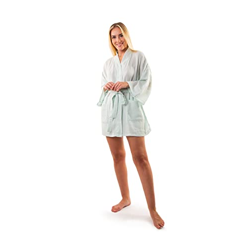 Muslin Robe I GIFT SHORT I Womens Muslin Robe Set For Women Lightweight Muslin Robe I Muslin Multi Purpose2