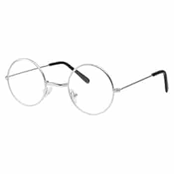 GrinderPUNCH - Non-Prescription Round Circle Frame Clear Lens Glasses