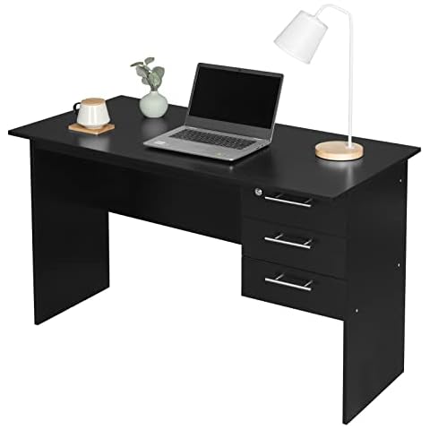 Mesa de Ordenador WOLTU con 3 Cajones Cover