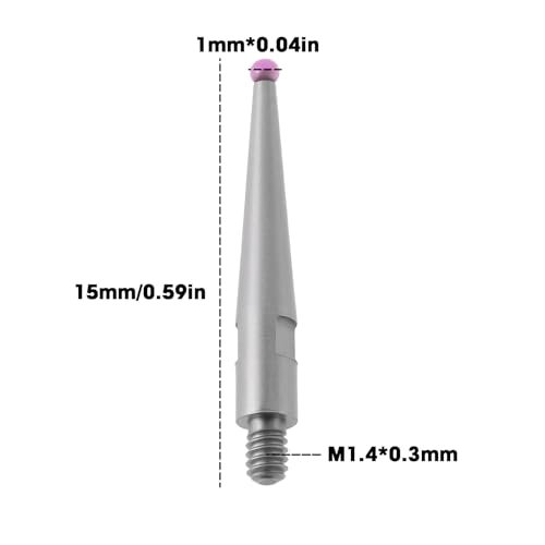Be In Your Mind M1.4x0.3 Rubin-Kontakthebel-Messuhr-Mikrometer-Header 599-7030-40 Kompatibel mit Besten Messuhr-Testindikator