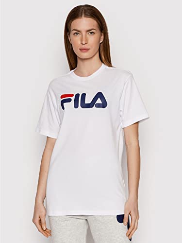 Fila Bellano tee Camiseta, Blanco Brillante, XL Unisex Adulto