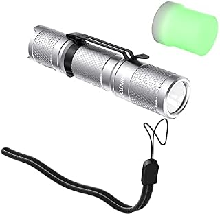 LUMINTOP Led Torch Light, Tool AA 2.0 Flashlight Torch Led Super Bright, 650 Lumen 5 Modes IP68 Waterproof Flashlights, EDC Flashlight Mini Torch Lighter for Indoor/Outdoor - White