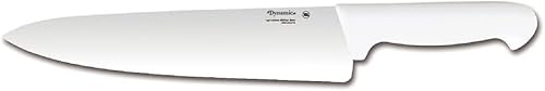 Dynamic Pro-Grip Santoprene, Cuchillo de chef Softgrip de 10 pulgadas, blanco, grande