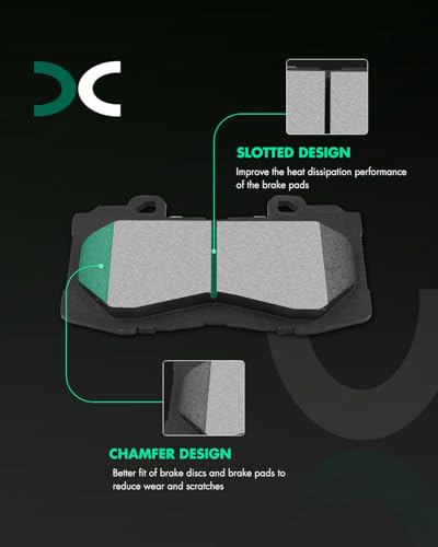 Image of SCITOO D1802 Ceramic Brake Pads Sets Front w /Hardware Replacement For Chevrolet For Colorado 2015-2020,For GMC For Canyon 2015-2020