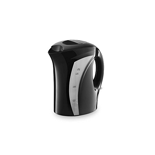 Chaleira Elétrica Gourmet 220V com 1850W Capacidade de 1.7 Litros Preta Multilaser - BE006, Preto