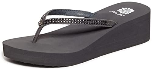 Yellow Box Women's Custard Wedge Flip Flop