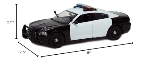 Modelo Dodge Charger Pursuit Motor Max 1:24 miniatura 4