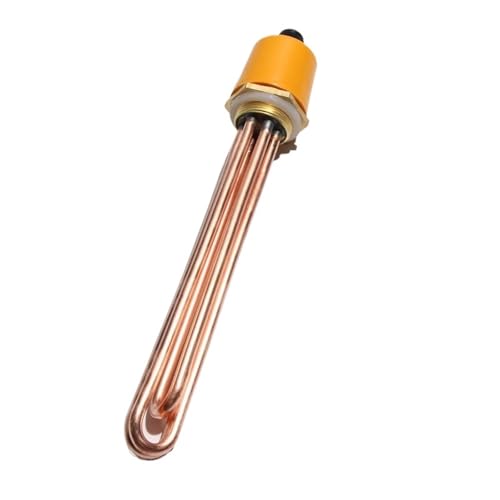 Élément Chauffant Électrique Tubulaire For Réservoir De Chaudière 3kW, 4,5kW, 6kW, 9kW, 12kW, Résistance À L'eau(DN32,3KW 195mm)