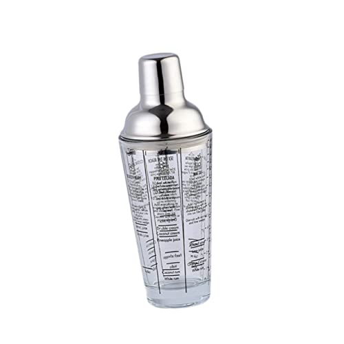 MAGICLULU copa coctelera mezclador bebidas barman batidor de coctéles ferramentas agitador de barra con escala herramienta Copa de gramos de nieve criba vibradora