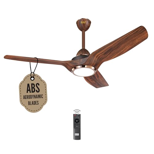KUHL Meridian M1 1200MM 65% Power Saving BLDC Ceiling Fan with Remote | BEE 5 Star Rated & ISI Marked | High Air Flow | Down Light & Reverse Mode | 5...