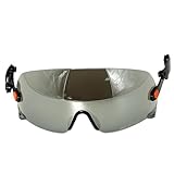 Aolamegs Safe ANSI Z87 Safety Glasses - OSHA Construction Hard Hat Visor Accessories,Upside Down Safety Helmet Goggle Replacement,Build in Tinted Lens Eye Protector,Block Dust/Anti-Glare