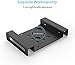 ORICO Einbaurahmen 2,5" 3,5" Festplatten SSD auf 5,25", Aluminium Wechselrahmen, Interner Festplattenadapter für 2,5/3,5 Zoll SATA/IDE HDD oder SSD, für Desktop-PC Computer CD-/DVD-ROM (Schwarz)