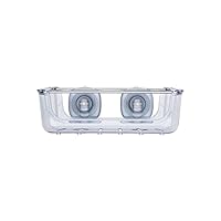 OXO Stronghold Suction Basket, Clear, 4" L x 9" W x 7.4" H