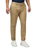 Ben Sherman Men's Signature Slim Stretch Chino, Stone, 30