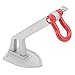 Bognajin 1/10 RC Trailer Tow Hooks and Chain, Simulation RC Car Chain Accessories, Aluminum Alloy Stainless Steel, Easy Install, DIY for Climbing Car (Silver)