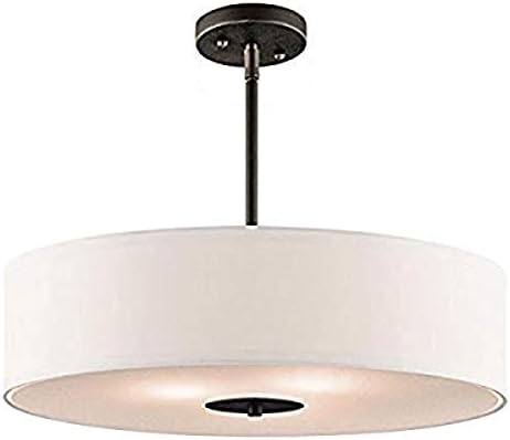 Kichler 42121OZ, Semi Flush 3 Light 