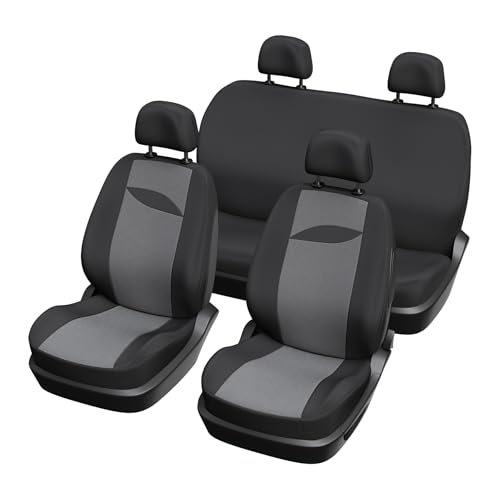 XL Cover Housses Auto Avant/arrière Non fractionnable, Noir