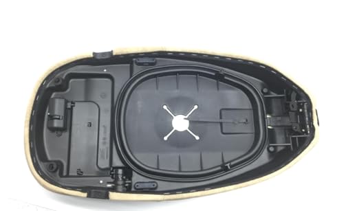 Asiento de moto de ante marrón claro ideal para rutas de fin de semana y viajes urbanos 5