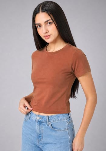 Image of Wear Your Opinion Women's Cuddle Baby Tee Fitted Top Summer Tshirt Short Sleeve 220 GSM Soft Fabric
