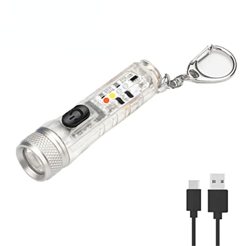 Fay Bless Portable LED Flashlight Keychain EDC Flash Light Strong