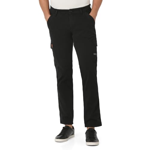 Image of Spykar Men's Regular Cargo Pants