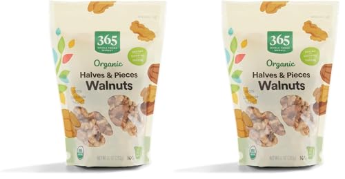 365 by Whole Foods Market, Organic Walnut Halves & Pieces, 10 Oun...