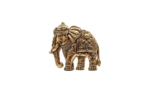 Image of Antique Gold Brooch Pin for Men Women Vintage Saree Blazer Coat Lapel Fashion Jewellery