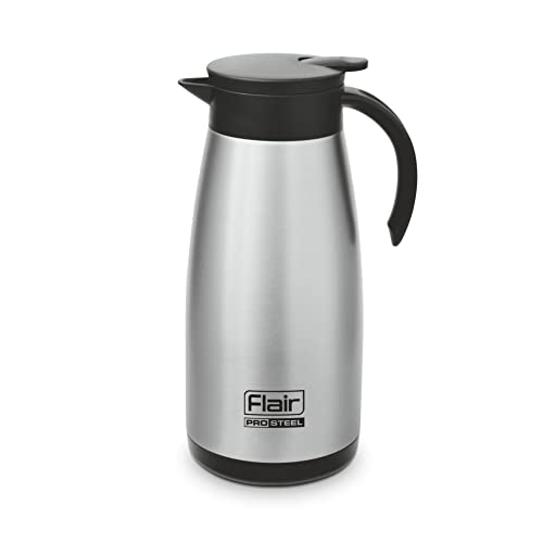 Image of Flair Cafe Vacuum Insulated Steel Kettle 1500 ML (Silver)