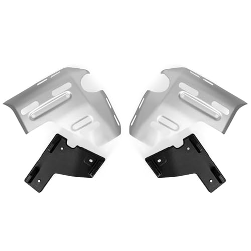 Déflecteurs d'ailes de carénage réduisant les turbulences sur BMW R1300GS ADV 2024 2025 Silver
