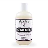 Maestro's Classic BEARD WASH | Anti-Itch, Deep Cleaning, Non-Drying, Fully Hydrating Gentle Cleanser For All Beard Types & Lengths- Wisemen's blend, 8 Ounce