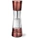 COLE & MASON Derwent Salt Grinder - Copper Mill Includes Gourmet Precision Mechanism and Premium Sea Salt