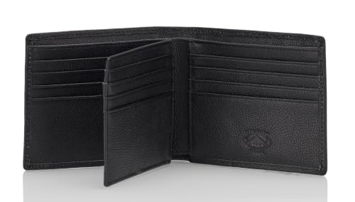 Image of Stealth Mode Leather Bifold Wallet for Men With ID Window and RFID Blocking