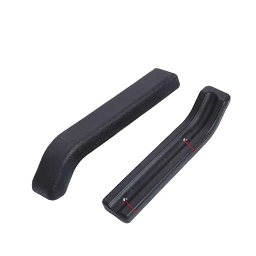 haoyunjianjiak 1ペア 車椅子用アームパッド クッション ユニバーサル アーム パッド 交換用 車椅子 スクーター防滑素材 柔らかクッション 耐久性 家庭/病院用 老人向け 簡単取付 長時間快適使用 (穴間隔 14cm (ペア),ABS樹脂