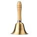 Produktbild Bnineteenteam 8CM Lauter und klarer Klang Handglocke mit klassischem Design Holzgriff für Schulkinder Spielzeug