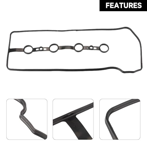 Image of Engine Valve Cover Gasket - Compatible for Toyota Corolla 2009-2010, Camry 2002-2009, RAV4 2001-2008, Highlander 2001-2007 for Scion xB 2008-2015 - Replace Part 11213-0H040