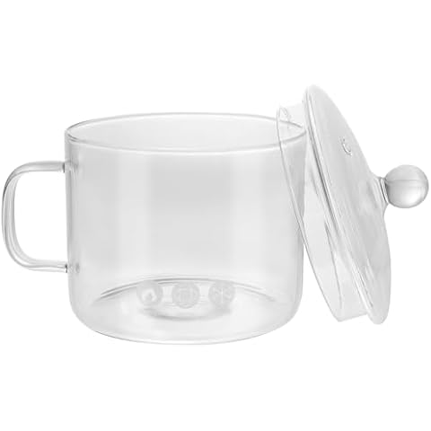 DOITOOL 1.5L Glass Simmer Pot for Cooking Cover