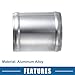 A ABSOPRO Car Adapter Joiner Pipe Universal 63mm 2.48