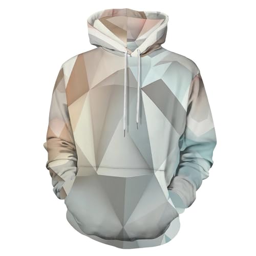 Sweat à capuche imprimé 3D pull de décontracté avec poches pour vos sorties urbaines