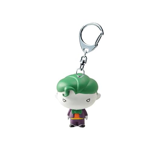 PLASTOY-Llavero Joker 5CM Justice League, Multicolor, No Aplica (PLA60704)