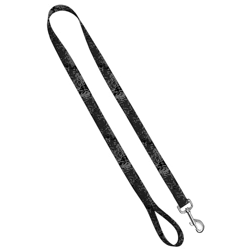 Image of Camo Dog Leash - Camouflage Dog Lead Waterproof with Easy Grip Loop - 1 Inch x 4 Feet, Digi Camo Dark