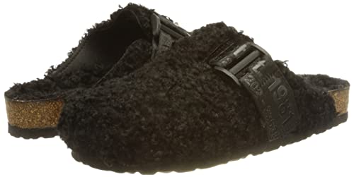 Replay Seattle W-Cheey, Pantofole Donna, 003 Nero