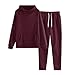 Girls 2 Piece Outfits Sweatsuits Oversized Fleece Hoodie Sweatshirts and Sweatpants with Pockets Kids Cute Y2k Athletic Jogger Sets Fall Winter Fashion Clothing Sets Tween Girls Winter Warm Tracksuits