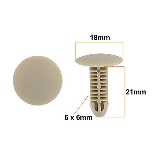 Remaches de plástico de 18mm para reparar el panel de culata y rebordes sueltos 2