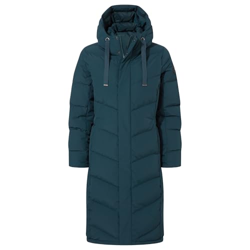 TOG24 Raleigh Luxe Long Womens Down Coat Light Rain Protection and Wind Resistant, RDS Certified Down, and Quilted Lining Down Parka - Image 7