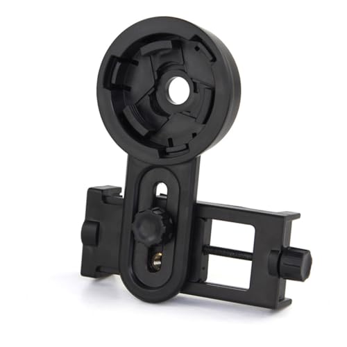 Adaptador de telescopio para smartphone con soporte ajustable en varios estilos negros