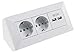 ChiliTec 22140 Okablowanie Wstępne do Kuchni 230 V, Biały 2 Gniazda
