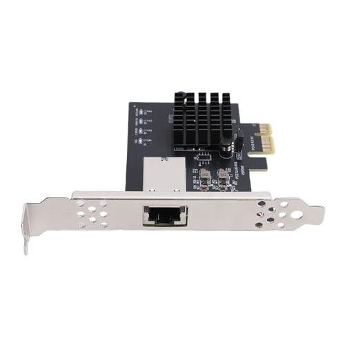 Zunate tarjeta de red Ethernet 10Gb, adaptador PCIe X1 4.0 para controlador RTL8127AT, compatible con servidor 10 11 para PC de escritorio NAS miniatura 3
