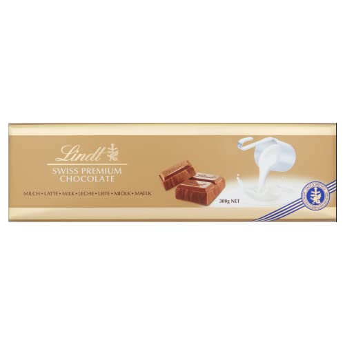 Lindt Swiss Milk Chocolate Gold Bar 300g
